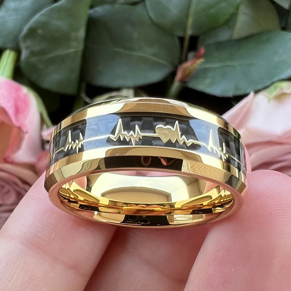 Fashion Tungsten Carbide Engagement Ring