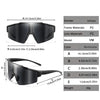 UV400 Polarized Sports Sunglasses (3-Pack)