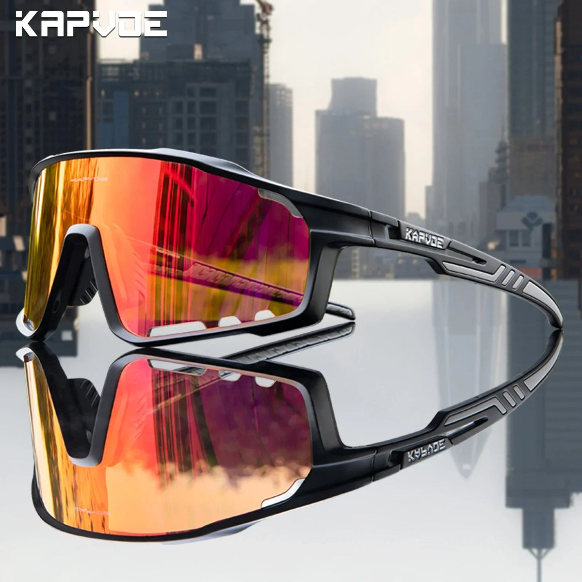 Kapvoe Polarized Cycling Sunglasses with UV400 Protection