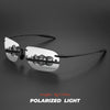 Ultra-Light TR90 Frameless Polarized Sunglasses
