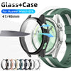 Tempered glass and hard PC case for Huawei Watch GT 6 showing the watch and various case options.