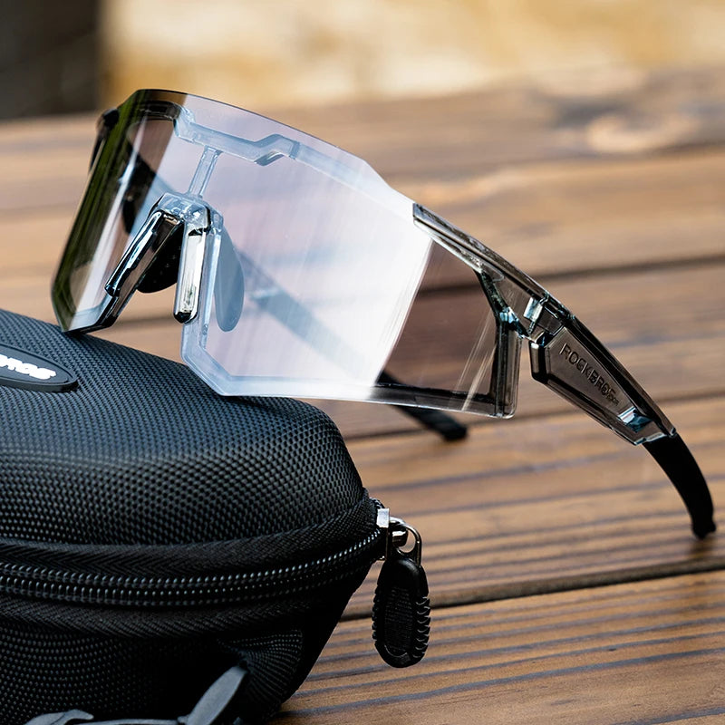 Photochromic Cycling Sunglasses with UV400 Protection