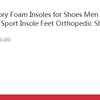 Adjustable Height Increase Insoles with Shock Absorption