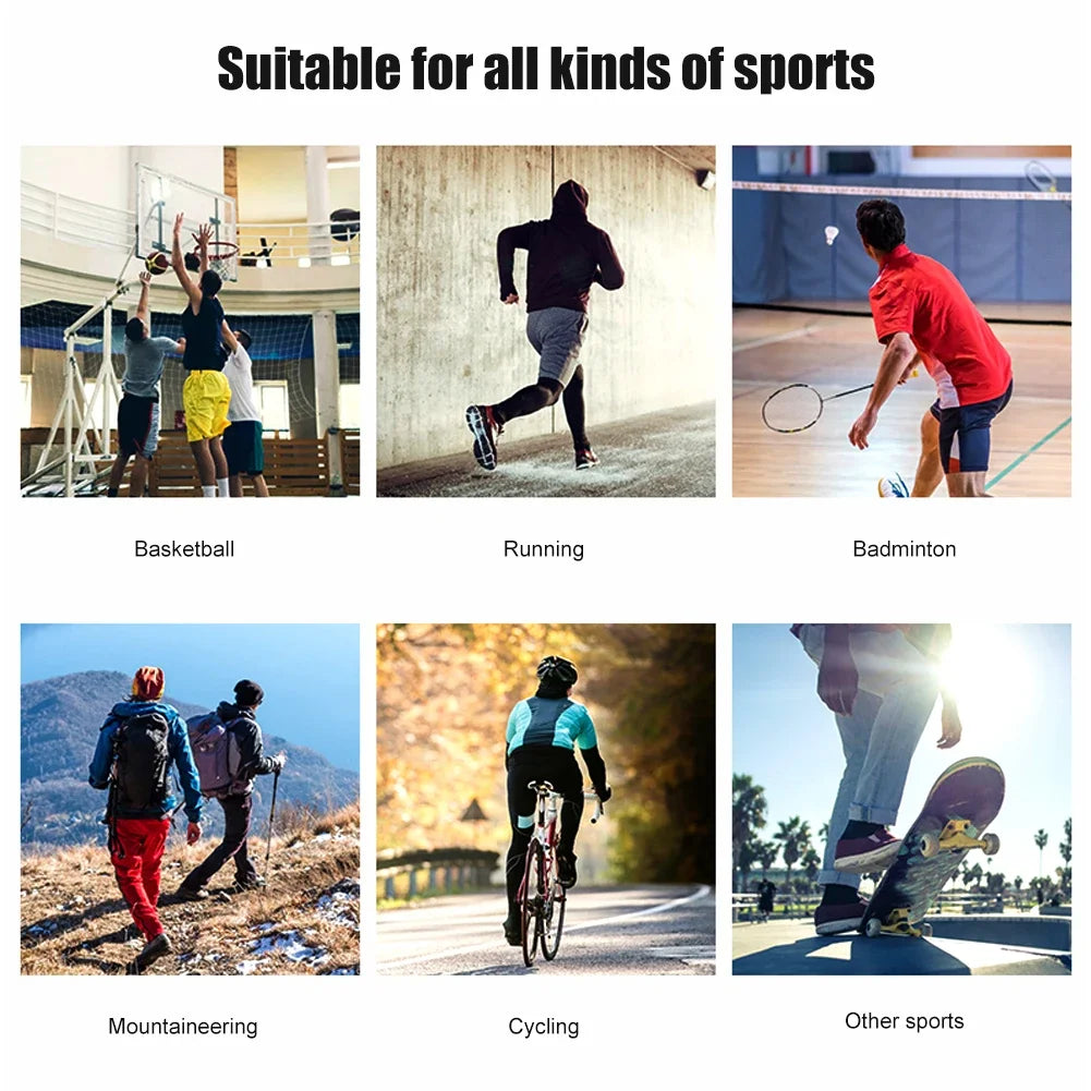 Collage de manches anti-UV respirantes pour divers sports comme le basketball, la course, le badminton et la montagne.