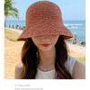Handwoven Straw Sun Hat with Wide Brim