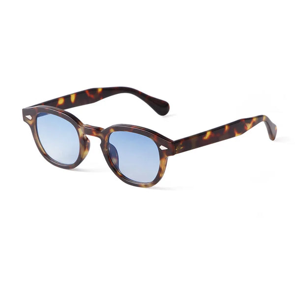 Retro Round Sunglasses with UV400 Protection