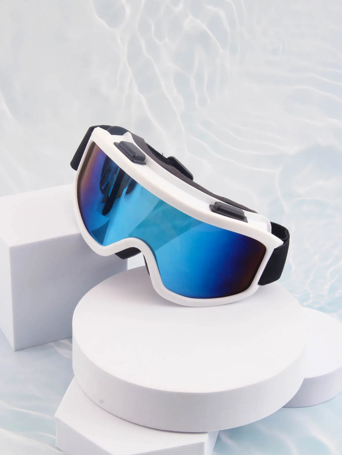 Large-Frame Ski and Snowboard Goggles with Windproof Padded Design