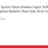 Adjustable Height Increase Insoles with Shock Absorption