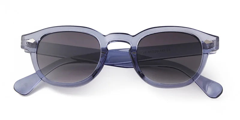 Retro Round Sunglasses with UV400 Protection