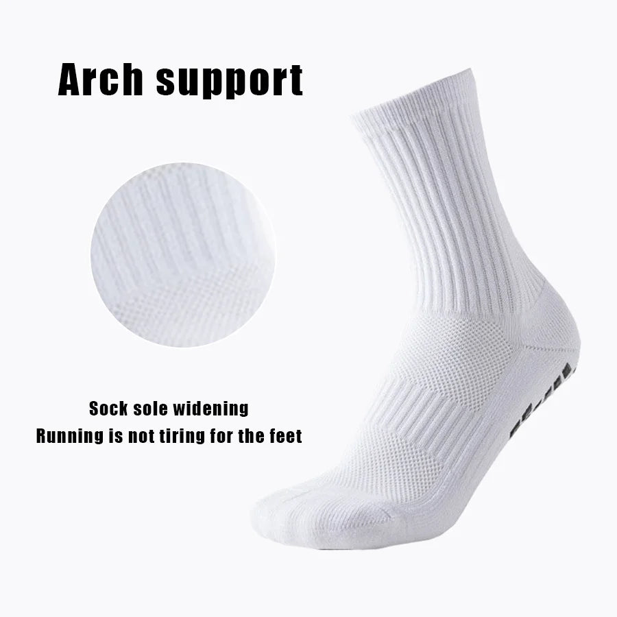 White arch support athletic socks shown in a close-up view
