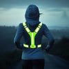 LED Reflective Running Vest with USB Rechargeable Lights