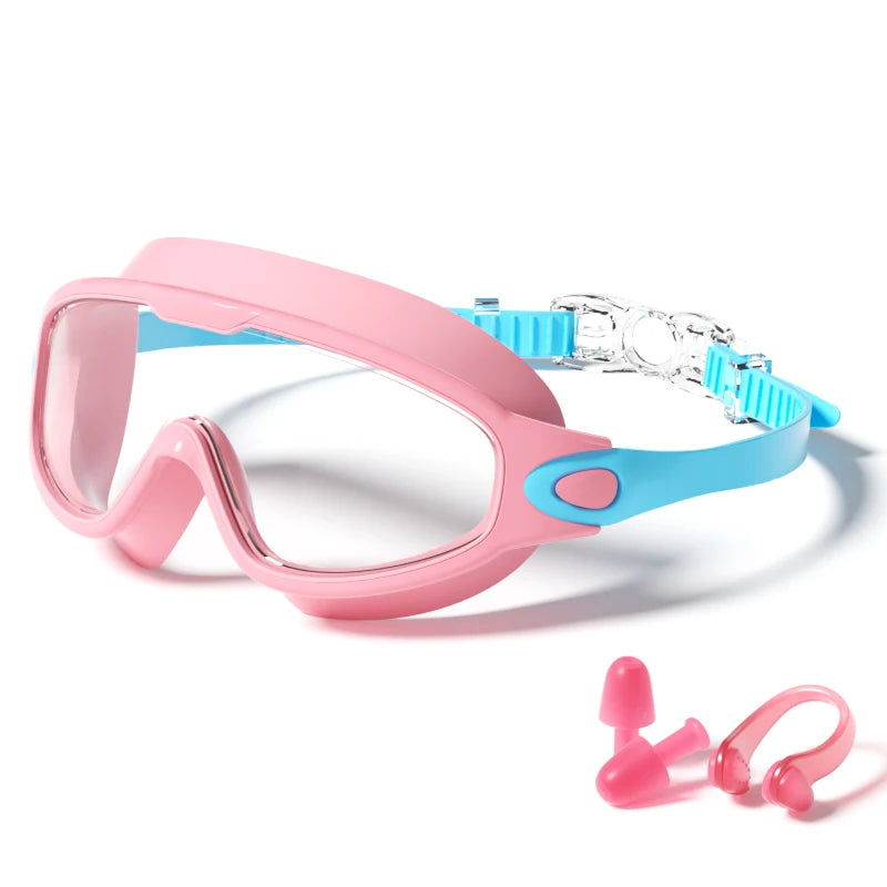 Kids Anti-Fog Swim Goggles with UV Protection