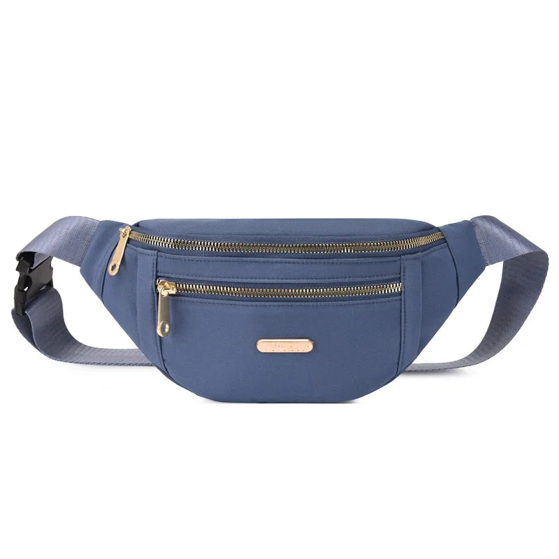 Waterproof Nylon Waist Pack with Adjustable Strap