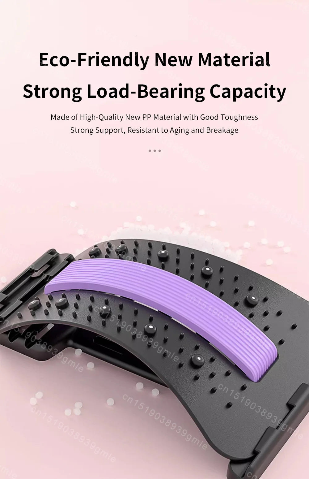 Adjustable Back Stretcher for Spine and Posture Support