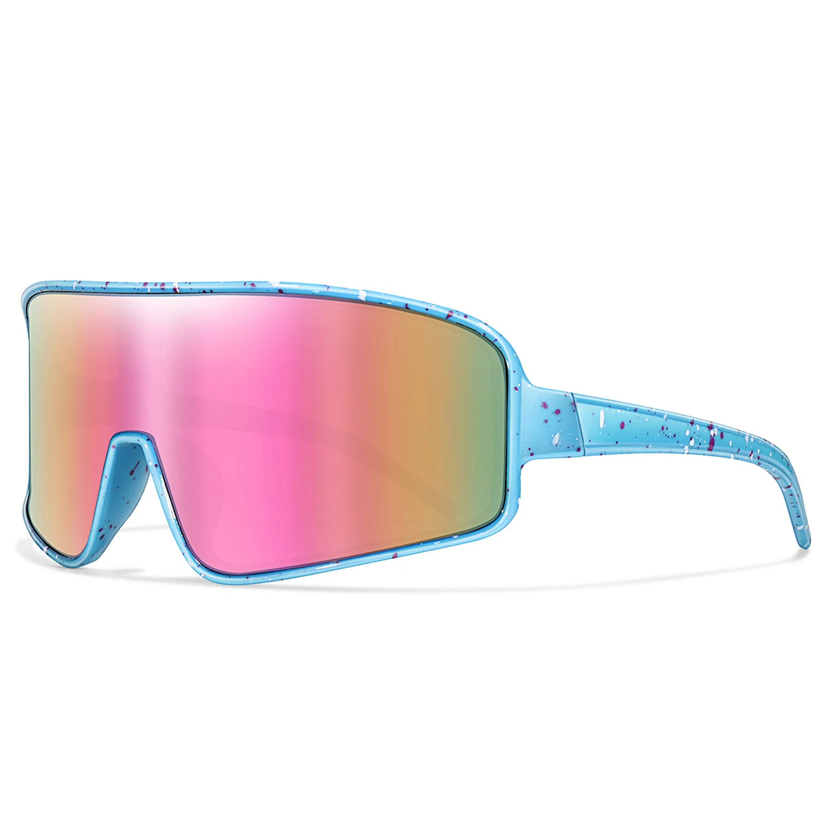 Oversized Windproof Sports Sunglasses with UV400 Protection