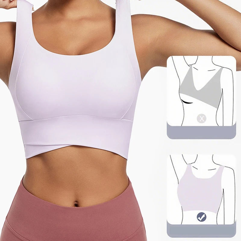 High-Impact Sports Bra for Workout and Yoga