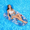 Striped Inflatable Pool Hammock for Adults