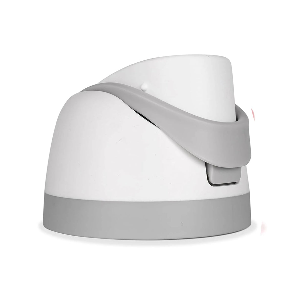 A white leakproof replacement lid for a water bottle, shown from the side.