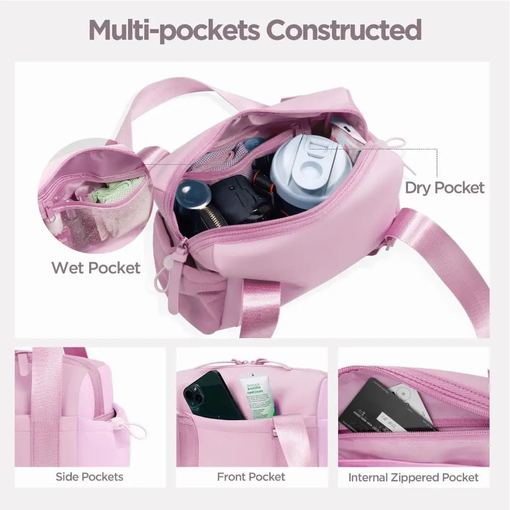 Waterproof Nylon Gym Bag with Large Capacity