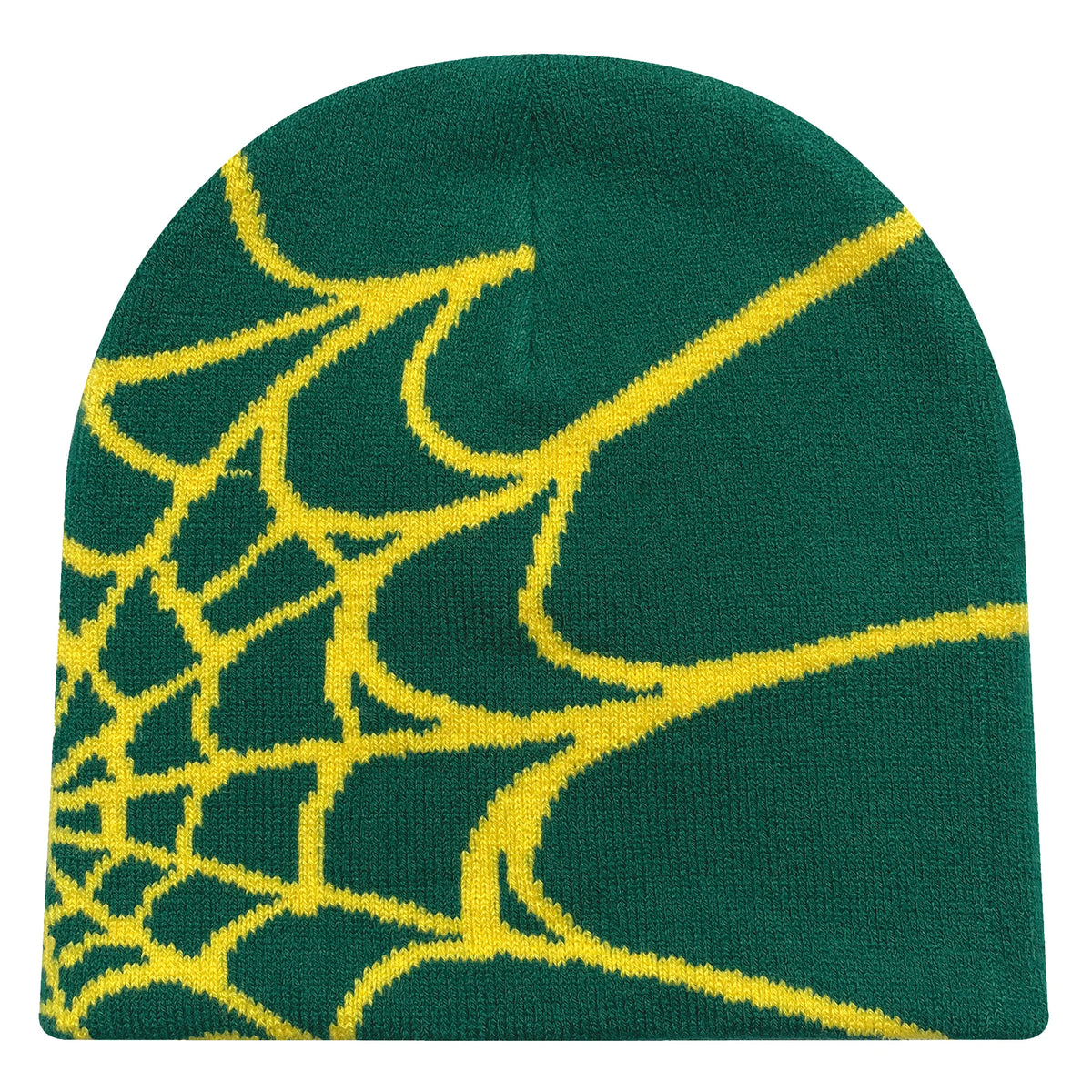 Y2K Spider Web Knit Beanie for Men and Women