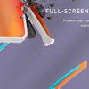 A close-up of a full-screen one-piece lens sports sunglasses protecting eyes from flying rocks.