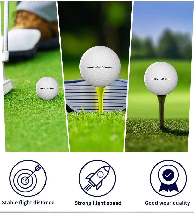 Caiton Pro 4-Layer Golf Balls with DuPont Surlyn Cover