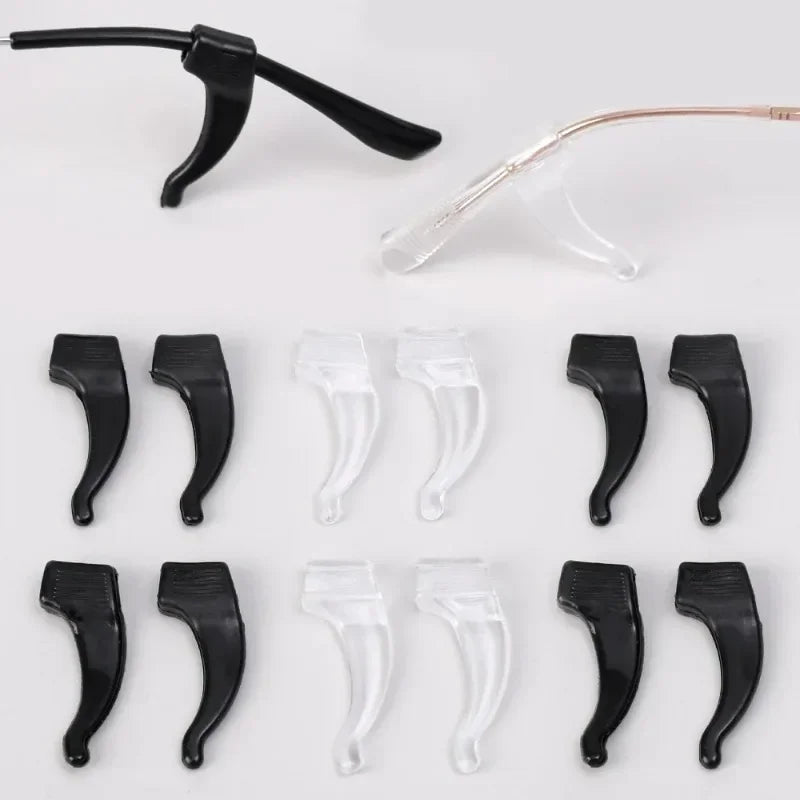 Silicone Anti-Slip Glasses Ear Hooks – Ergonomic Eyewear Grips