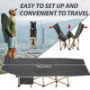 Portable Folding Camping Cot with Padded Mattress