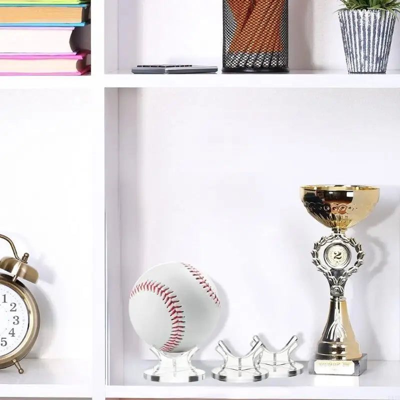 Acrylic Baseball and Softball Display Stand Rack for Sports Collectibles
