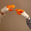 Knit Goose Gloves with Plush Lining