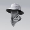 Foldable Sun Hat with Attached Face Mask