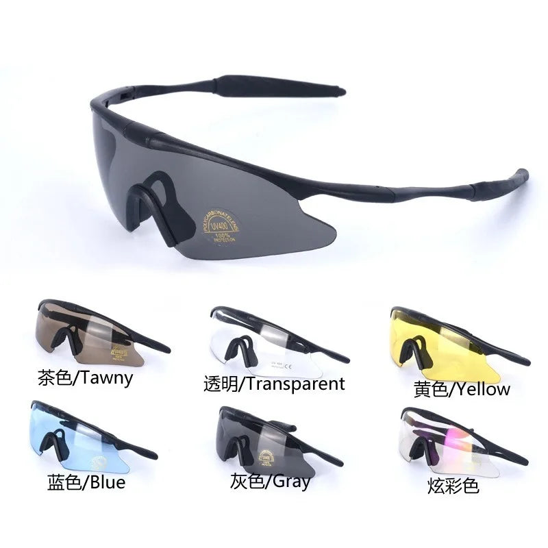 UV400 Cycling Sunglasses with Windproof and Dustproof Protection