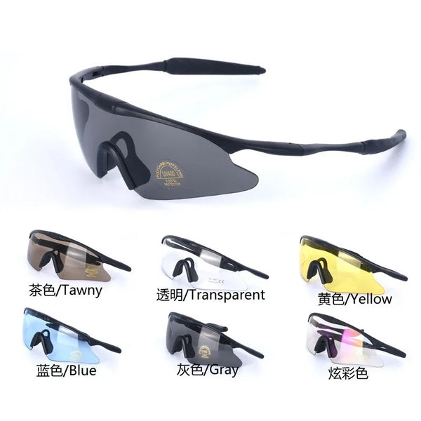 UV400 Cycling Sunglasses with Windproof and Dustproof Protection