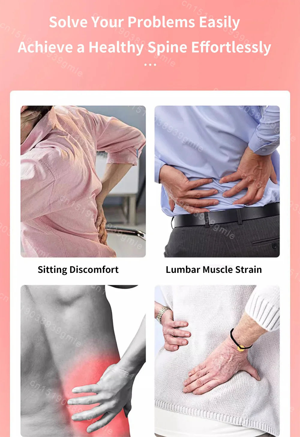 Adjustable Back Stretcher for Spine and Posture Support