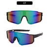 UV400 Cycling Sunglasses with Blue Mirror Lens