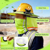 Hard Hat Sun Shade with Dual Cooling Fans for Construction Workers