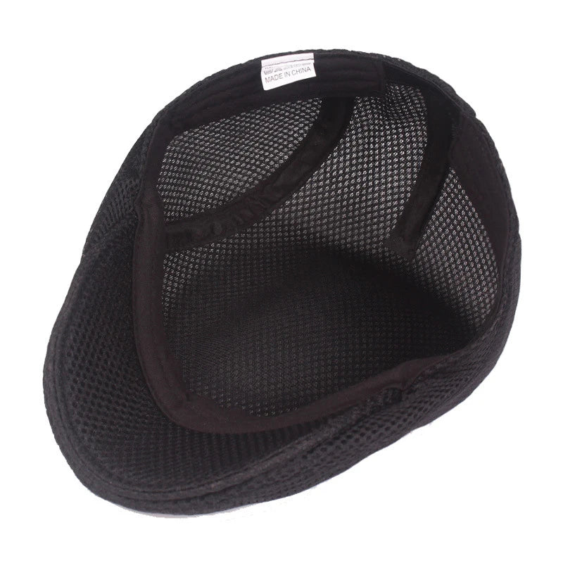 Classic Mesh Beret Hat for Men and Women