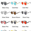 Retro Round Metal Sunglasses with UV400 Protection