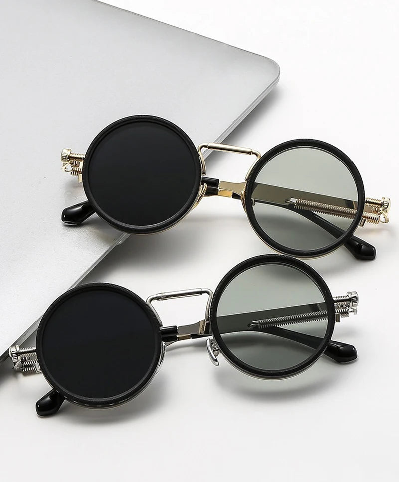 Vintage Round Polarized Sunglasses with UV400 Protection