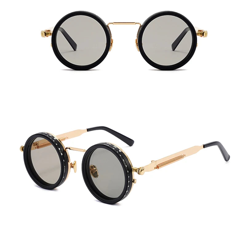 Vintage Round Polarized Sunglasses with UV400 Protection