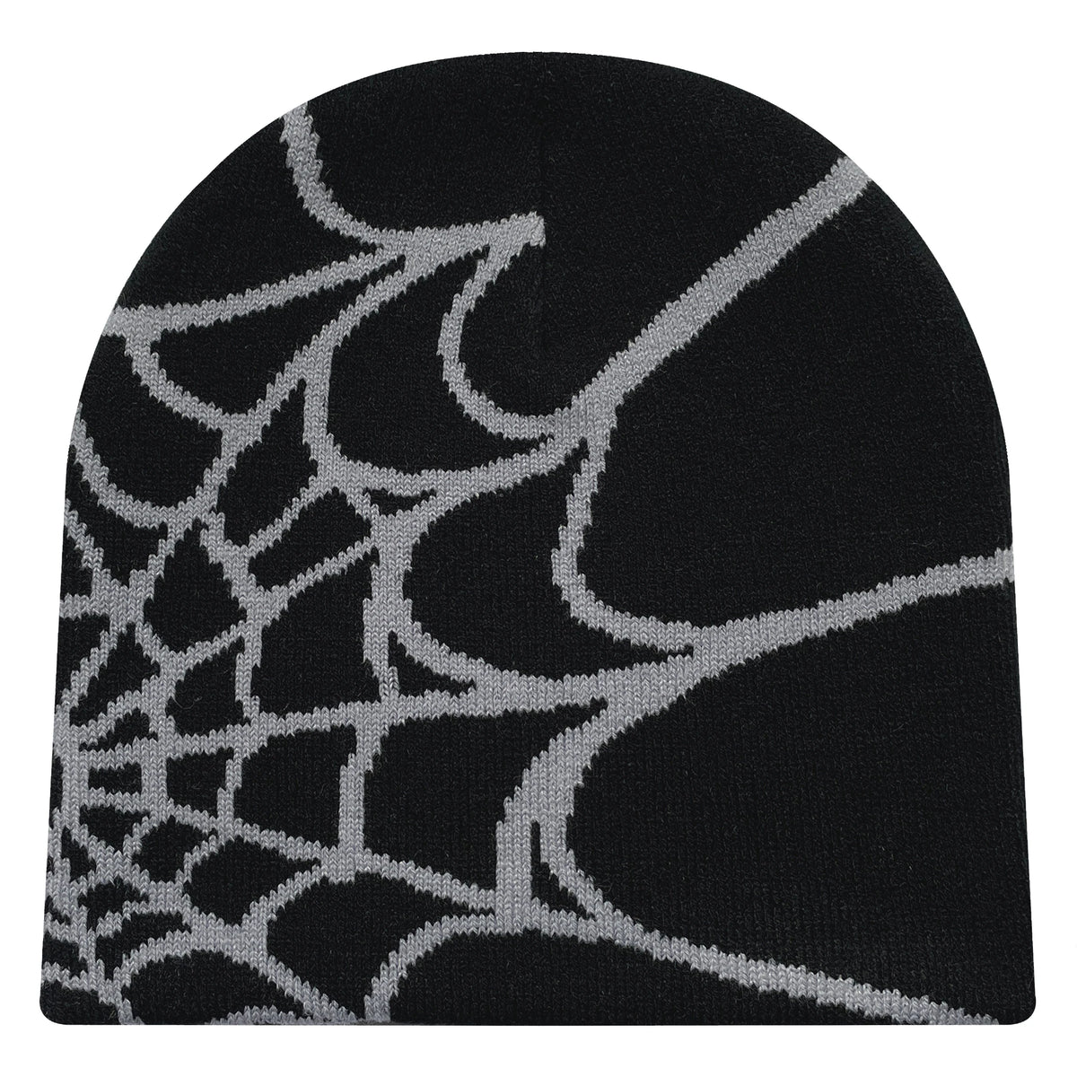 Y2K Spider Web Knit Beanie for Men and Women