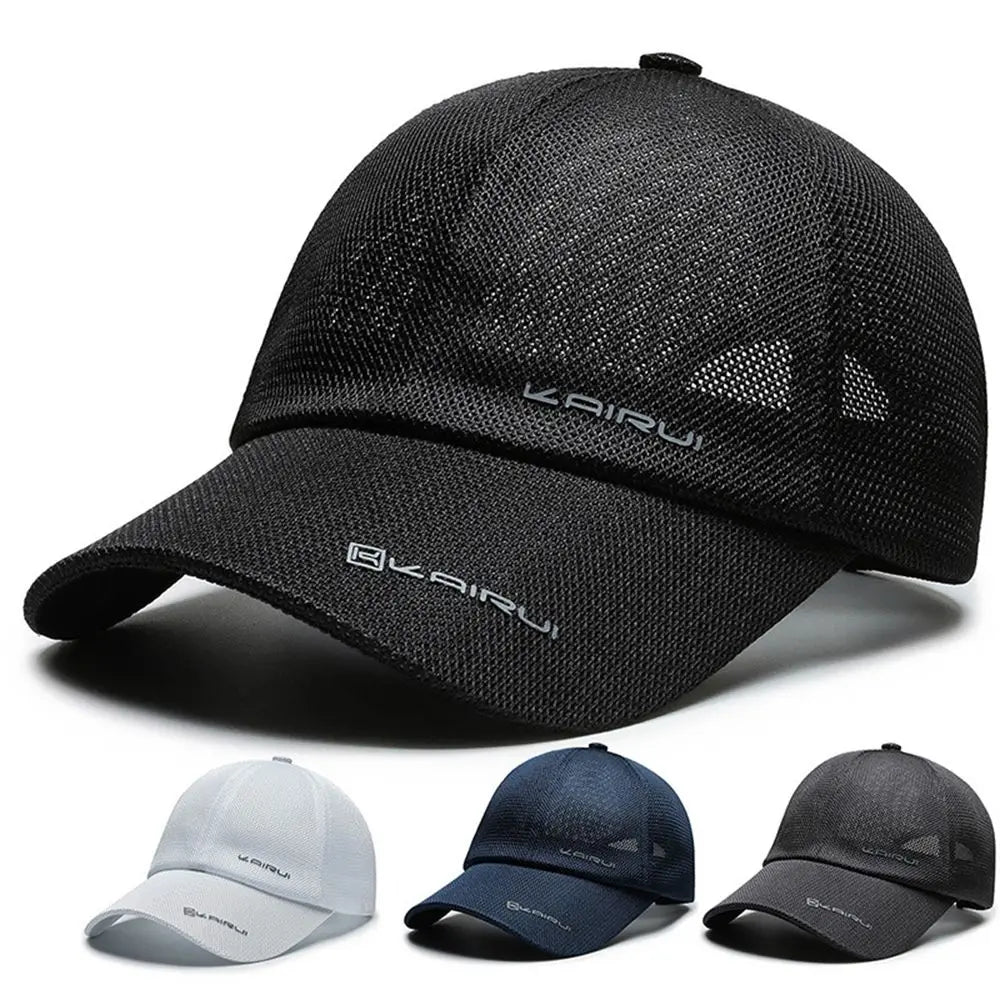 Breathable Mesh Baseball Cap for Sun Protection