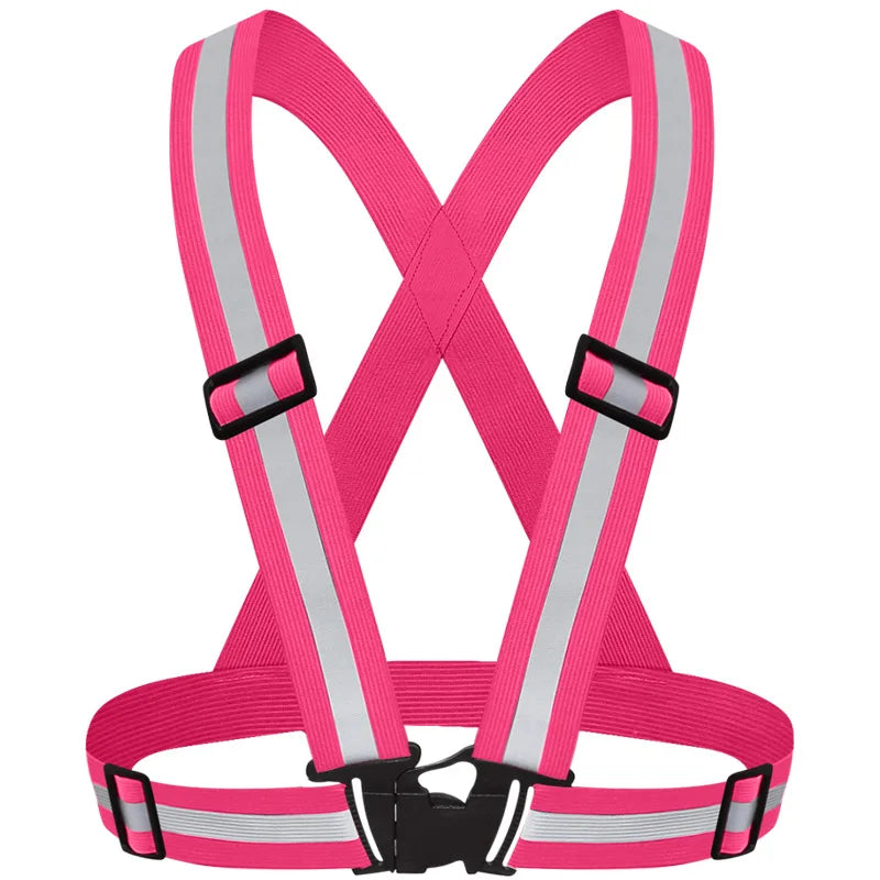 Hi-Vis Reflective Safety Vest for Running, Cycling & Outdoor Work