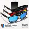 Classic Square Polarized Sunglasses - UV400 Protection for Driving, Fishing & Cycling