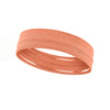 Terrakottafarbener elastischer Sport-Haarband für Haare und Fitness.