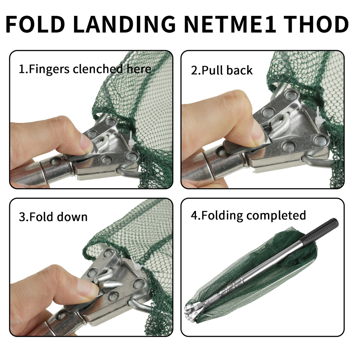 Aluminum Alloy Telescoping Fishing Landing Net
