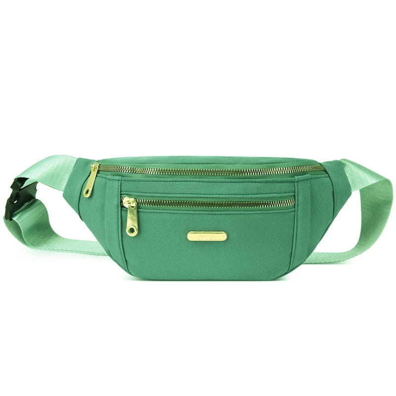 Waterproof Nylon Waist Pack with Adjustable Strap