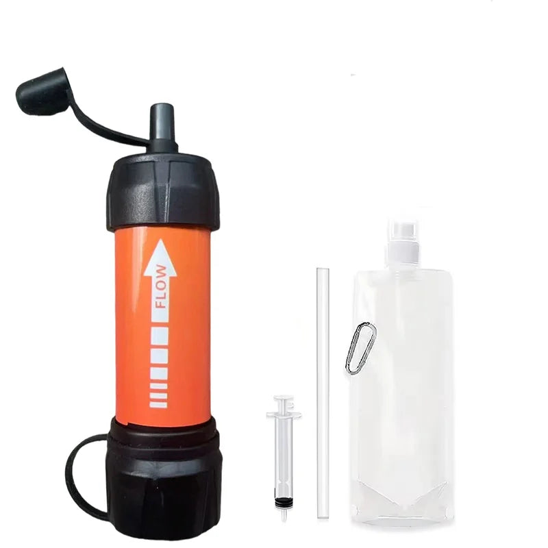 Portable Water Purifier for Hiking and Emergency Use