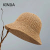 Handwoven Straw Sun Hat with Wide Brim