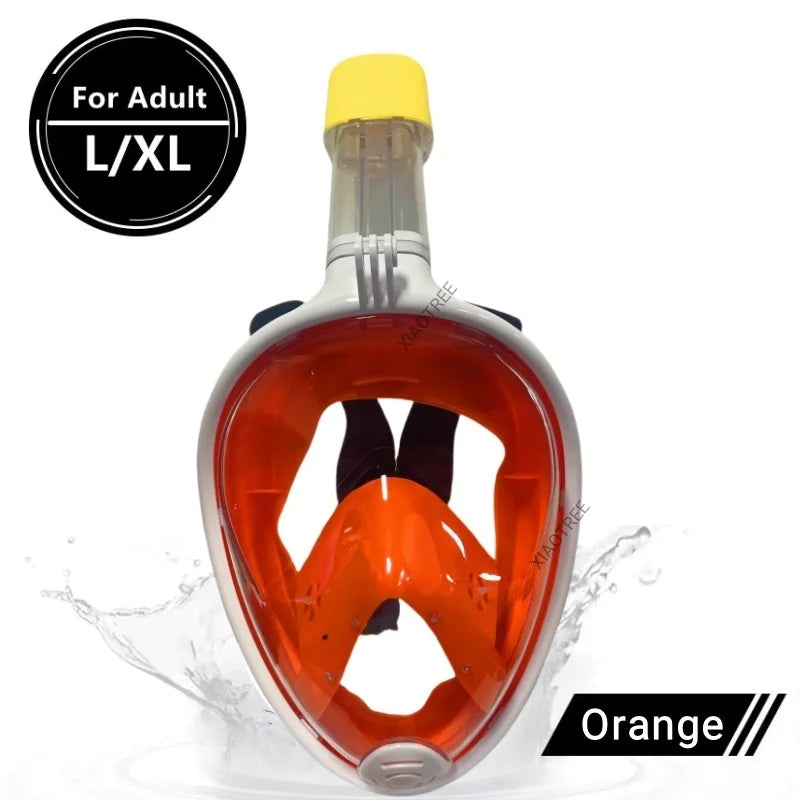 Full Face Snorkel Mask with Anti-Fog Window